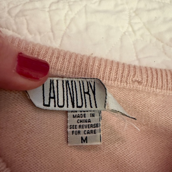 Laundry By Shelli Segal Blush Cardigan - Picture 8 of 9